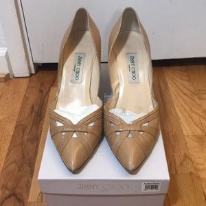 Jimmy Choo classic beige pumps